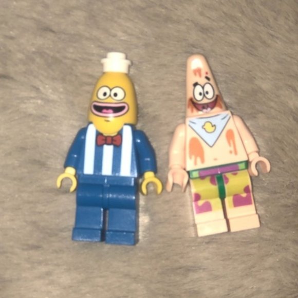 SPONGEBOB Squarepants Lego Mini Figures Figurines Ice Cream Vendor &HPatrick - Picture 4 of 4